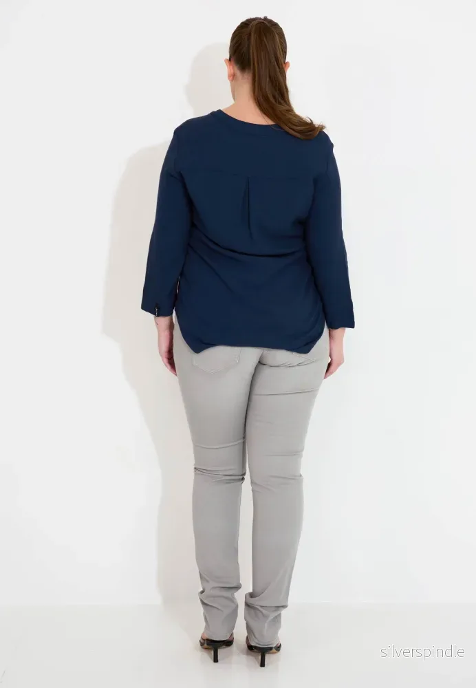 PAIGE BLOUSE - Navy - Bild 2