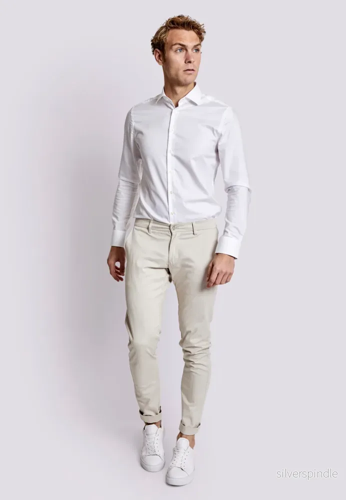 BS Javier Slim Fit Chinos - Kit - Bild 3