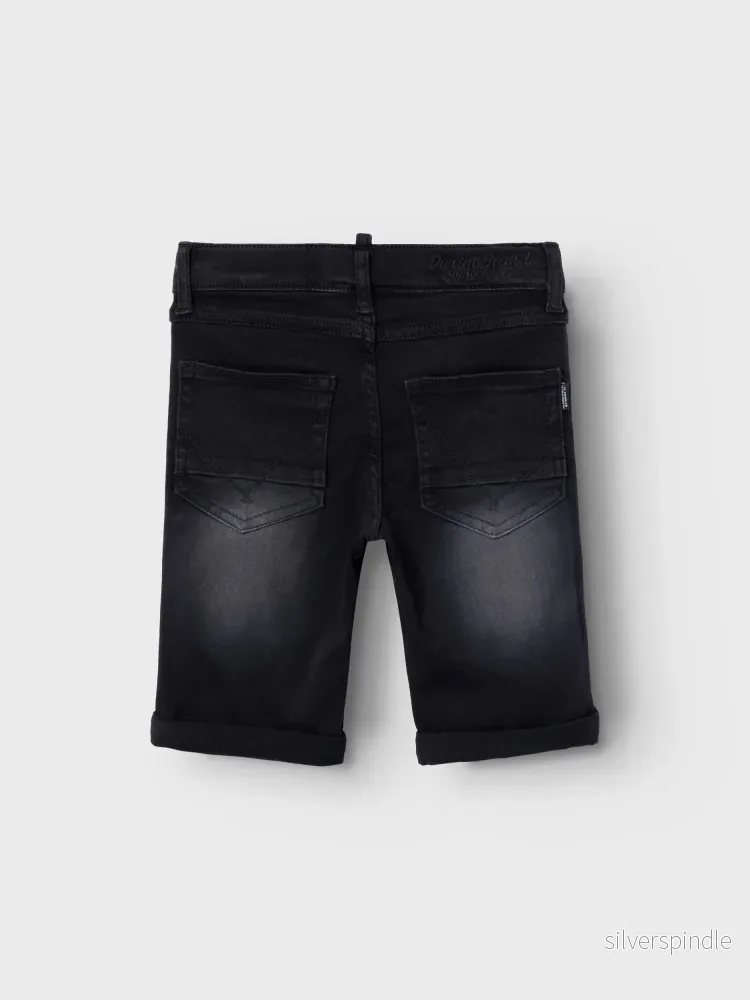 Jeansshorts - Shorts Slim Fit - Bild 2