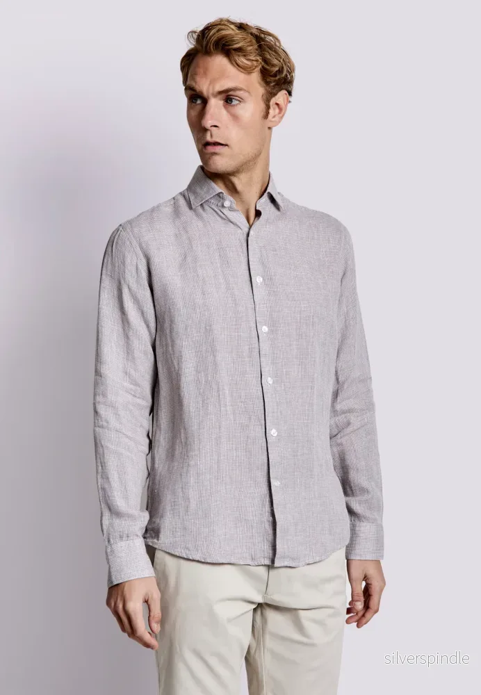 BS Madrid Casual Slim Fit Skjorta - Clay - Bild 3