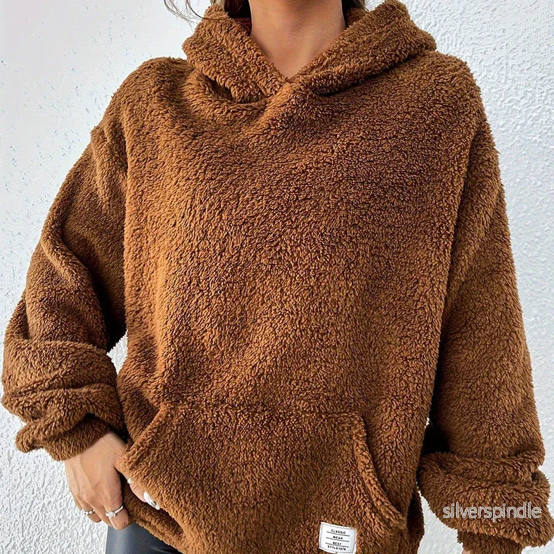Oliver | Mysig Brun Hoodie med Huva Oliver | Mysig Brun Hoodie med Huva