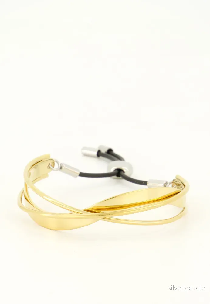 ARMBAND GREENLADIES.SE - Mässingguld / Svart - Bild 2