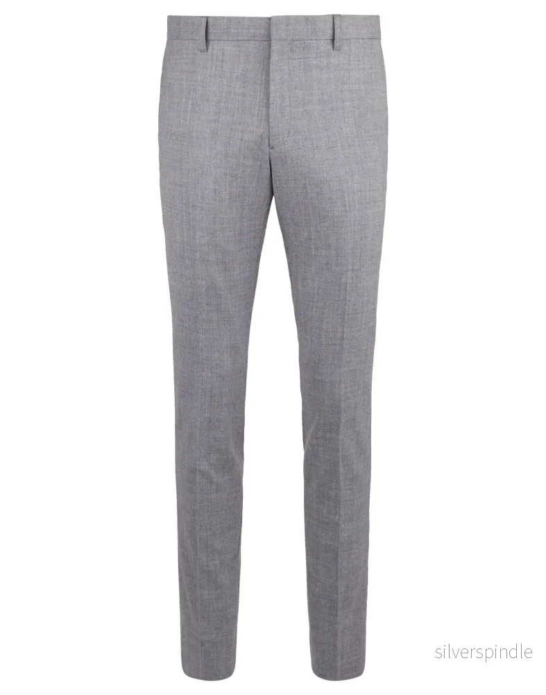 BS Mons Slim Fit Byxor – Grå