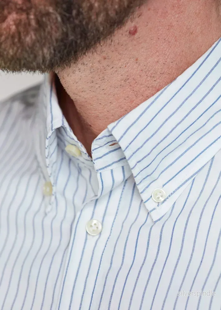 Hansen & Jacob Coastal Stripe Shirt White - Bild 2