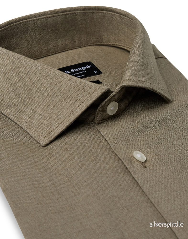 BS Lott Casual Modern Fit Skjorta - Green - Bild 2