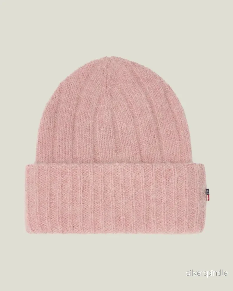 Lexington Alpaca Blend Rib Knitted Beanie Pink Lexington Alpaca Blend Rib Knitted Beanie Pink