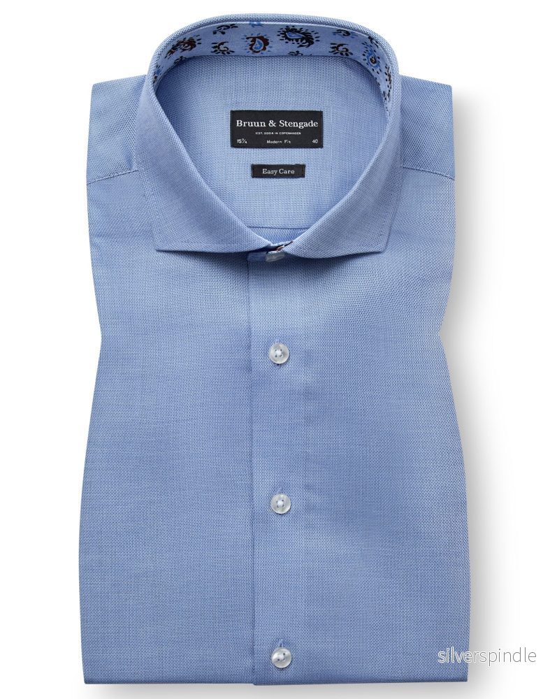BS Gilberto Modern Fit Skjorta - Blue