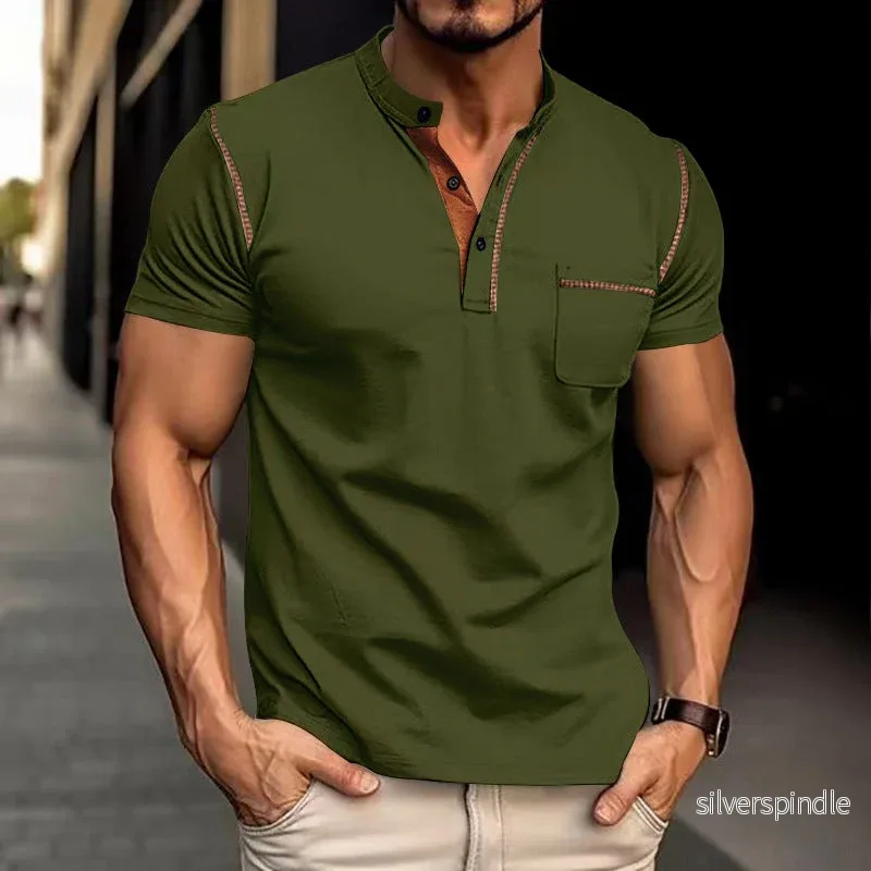 Ethan | Slim Fit Snabbtorkande Pikétröja för Män Ethan | Slim Fit Snabbtorkande Pikétröja för Män