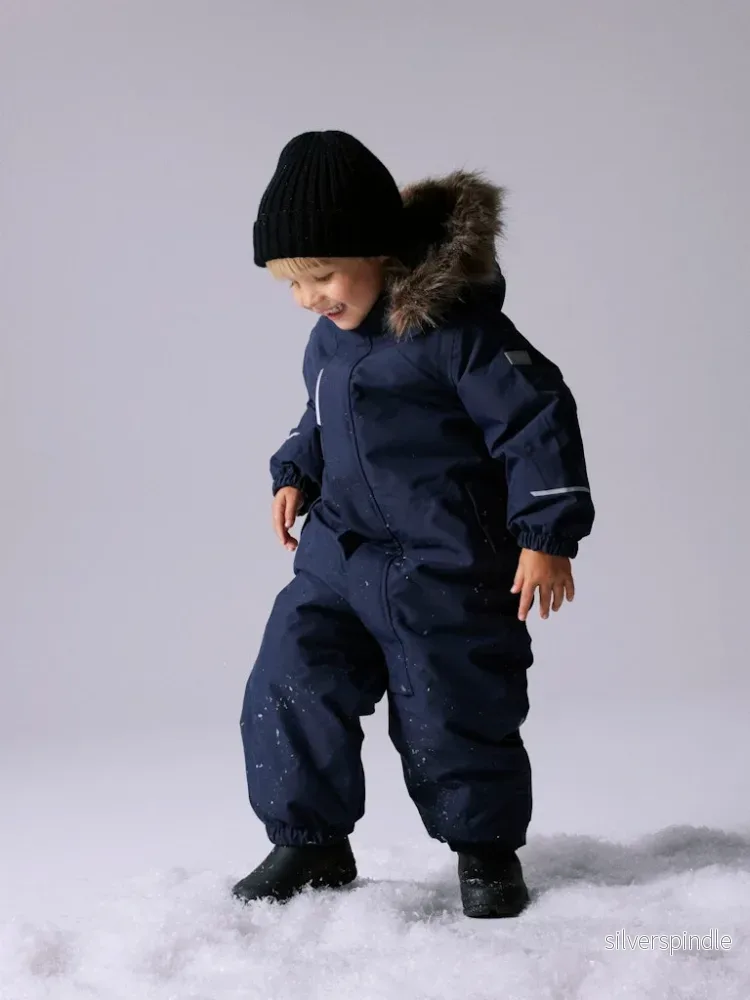 Blå Vinter Overall - Bild 2