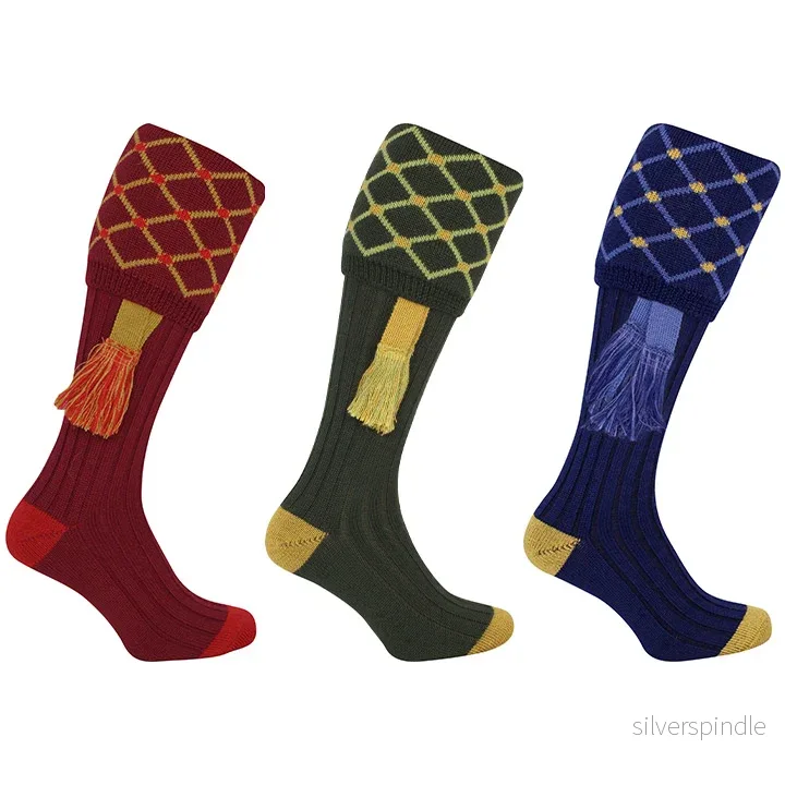 Jack Pyke Shooting socks Diamond - jaktstrumpa knälång