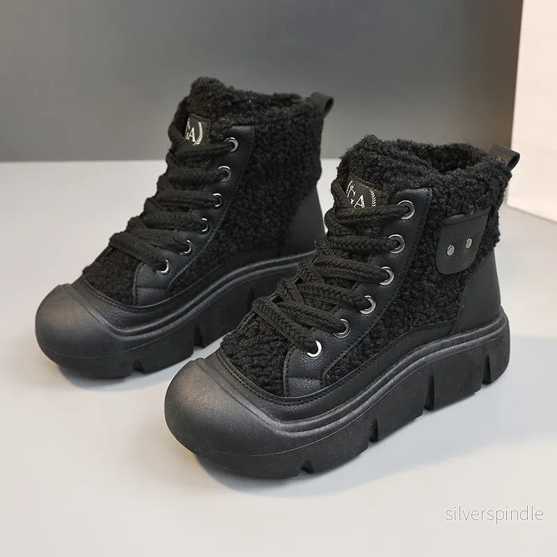 Emma | Hög Vinter Sneaker med Halkfri Sula Emma | Hög Vinter Sneaker med Halkfri Sula