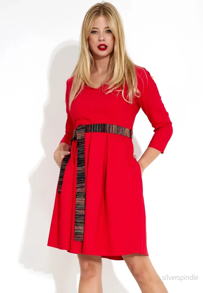 NERBIA ABITO DRESS - Röd
