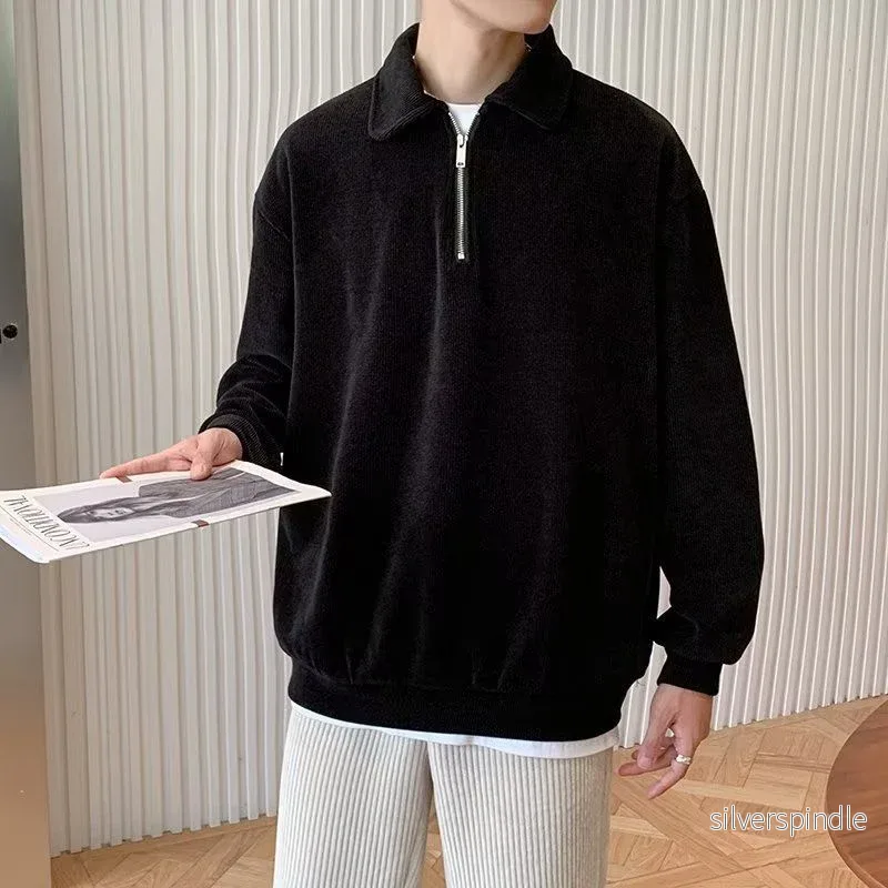 Ethan | Långärmad Zippertröja med Rak Passform Ethan | Långärmad Zippertröja med Rak Passform
