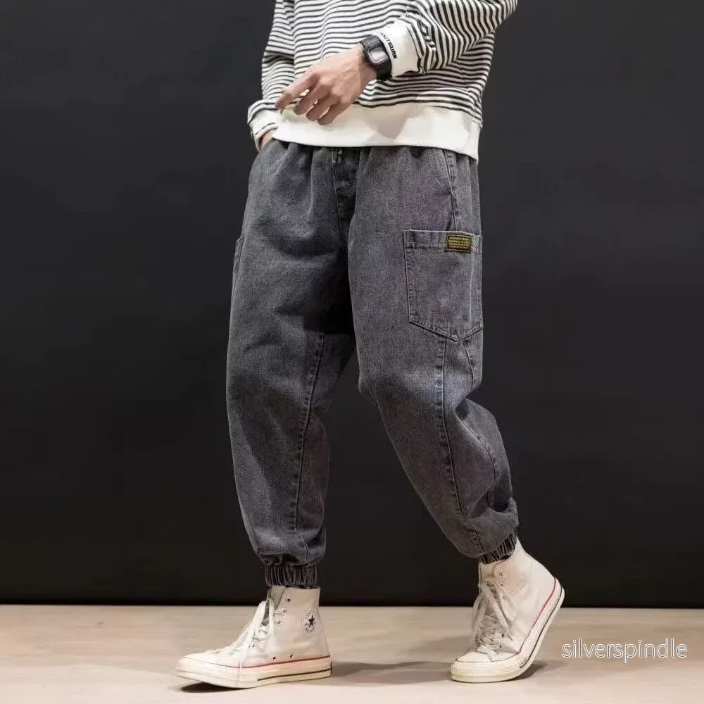 Ethan | Raka Ben Jeans Med Cargofickor För Herrar - Bild 3