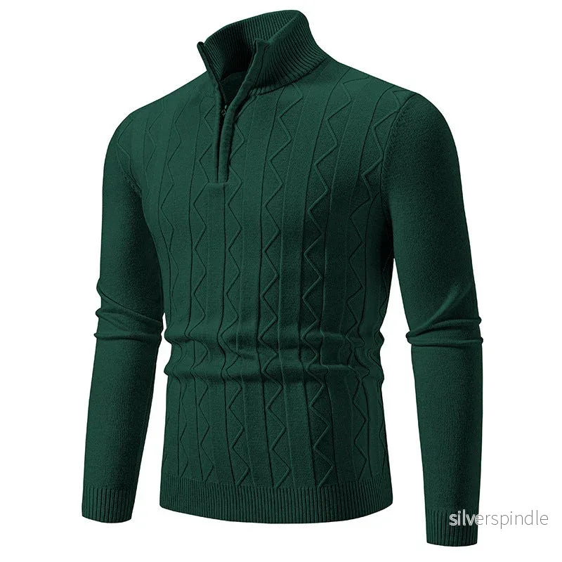 Liam | Slim Fit Vinterstickad Pullover - Bild 2