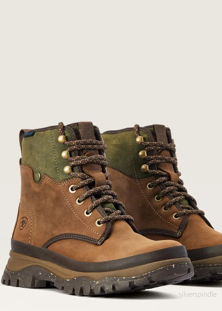 Ariat Moresby Waterproof Boot Oily Distressed Brown - Bild 3