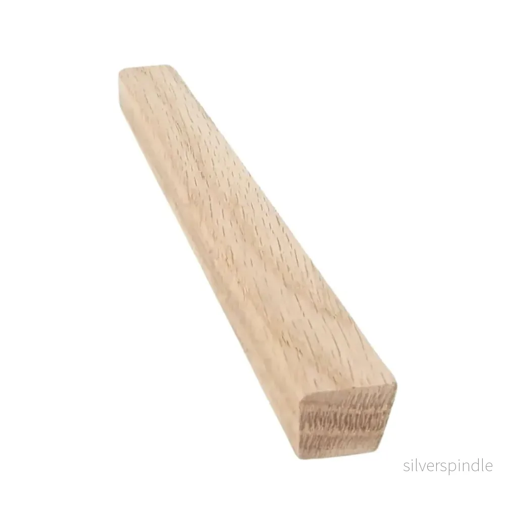 Mattlist 12x16x3050, Vit ek, Lackad
