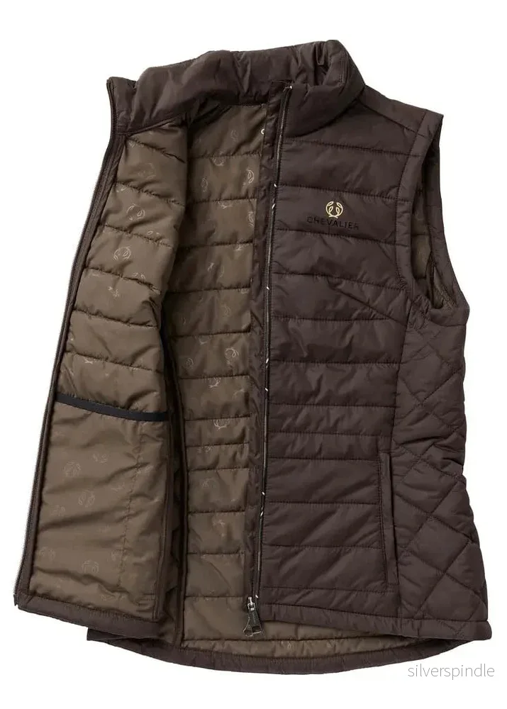 Chevalier Quintin Padded Vest Women Leather Brown - Bild 3
