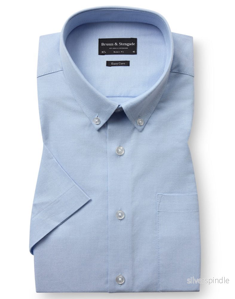 BS Giron Modern Fit Skjorta - Light Blue