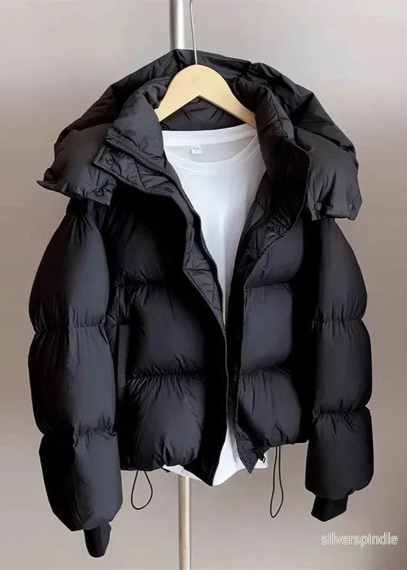 Sophie | Varm Lång Vinterjacka Dam med Enfärgad Design Sophie | Varm Lång Vinterjacka Dam med Enfärgad Design