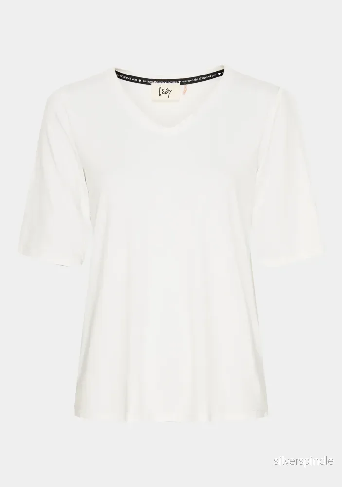 Louis s/s T-Shirt - Broken White