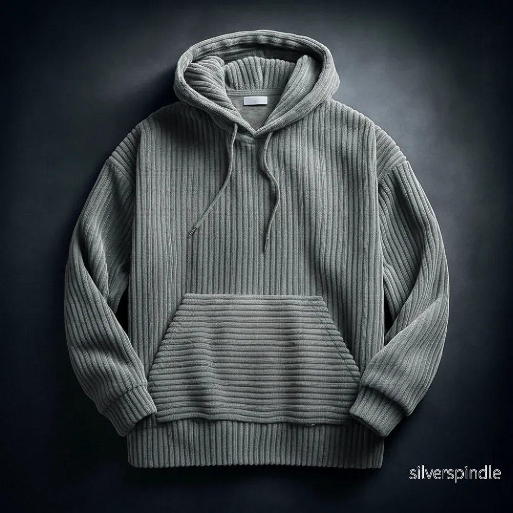 Liam | Strukturerad Hoodie med Avslappnad Passform Liam | Strukturerad Hoodie med Avslappnad Passform