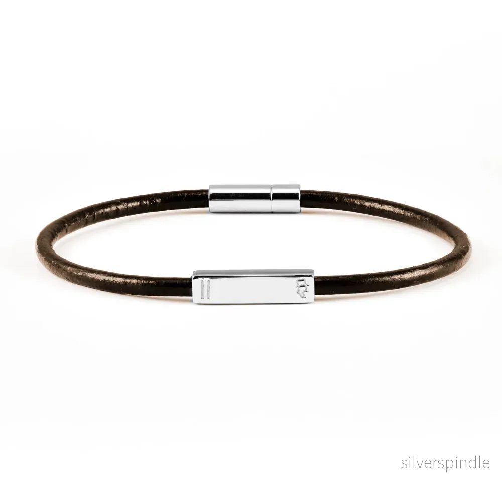 EDD LÄDERARMBAND TIMELESS SMAL BRUN EDD LÄDERARMBAND TIMELESS SMAL BRUN