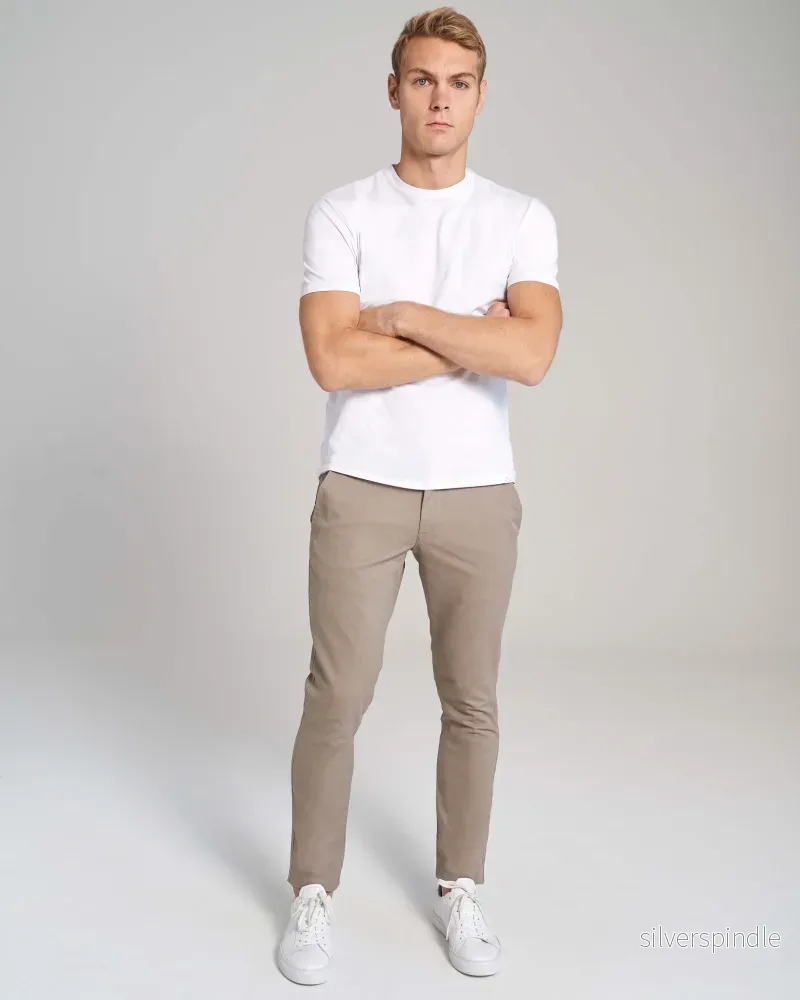 BS Maldonado Slim Fit Chinos - Beige - Bild 3