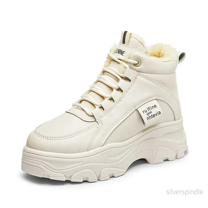 Sofia | Bekväma Dam Sneakers med Tjock Sula och Resårband