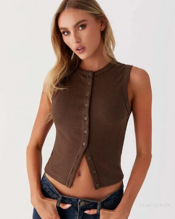 Emma | Slim Fit Ärmlös Väst för Kvinnor - Bild 2