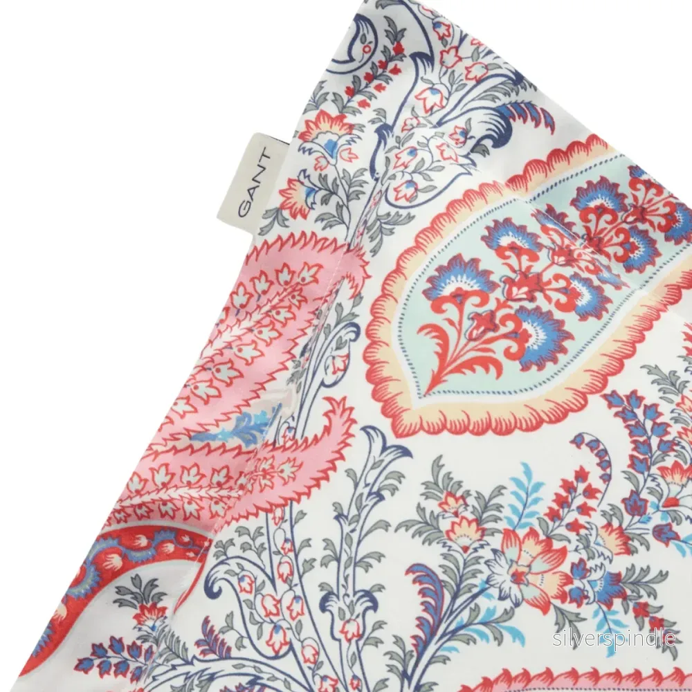 GANT Key West Paisley Påslakanset - Orange Red - Bild 2