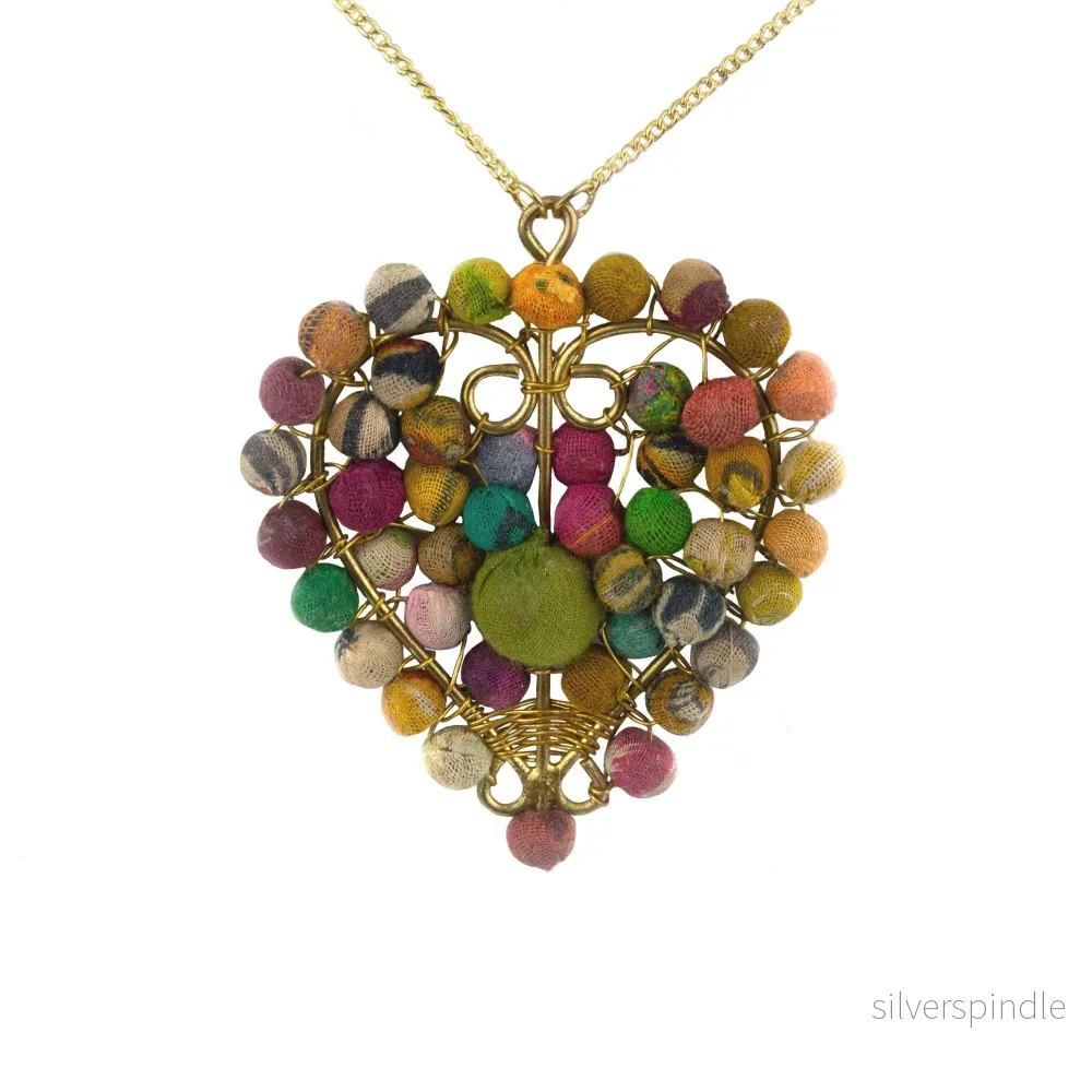 Halsband hjärta Recycle - Bild 3