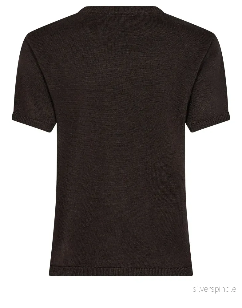 BS Aude T-shirt Regular Fit - Dark Brown - Bild 2