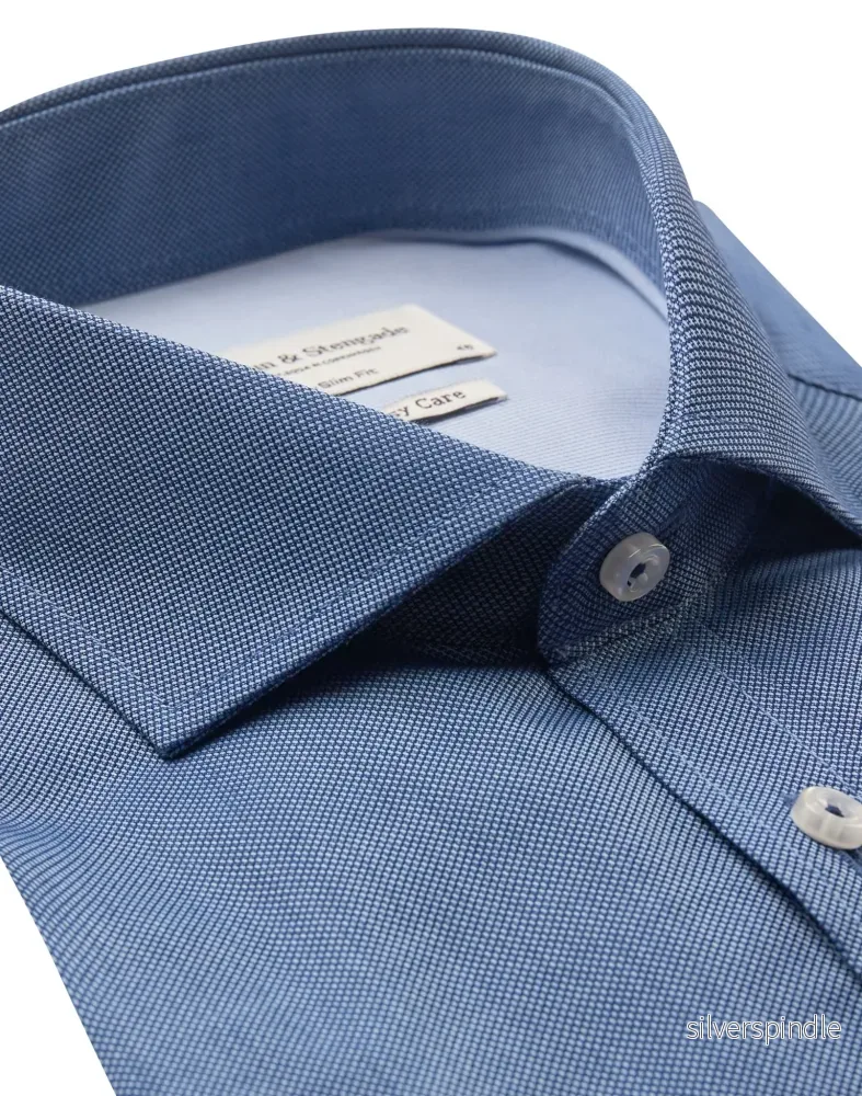 BS Klinsmann Slim Fit Skjorta - Blue - Bild 2