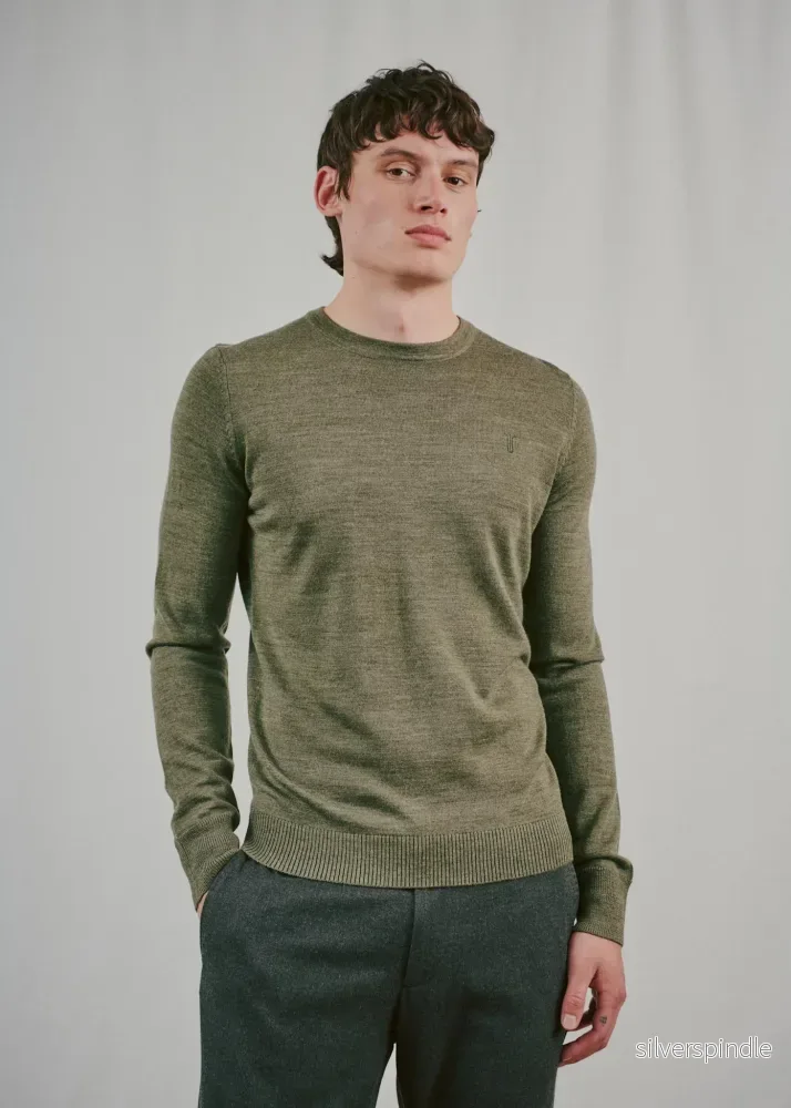 BS Jupiter Regular Fit Stickat - Olive - Bild 2