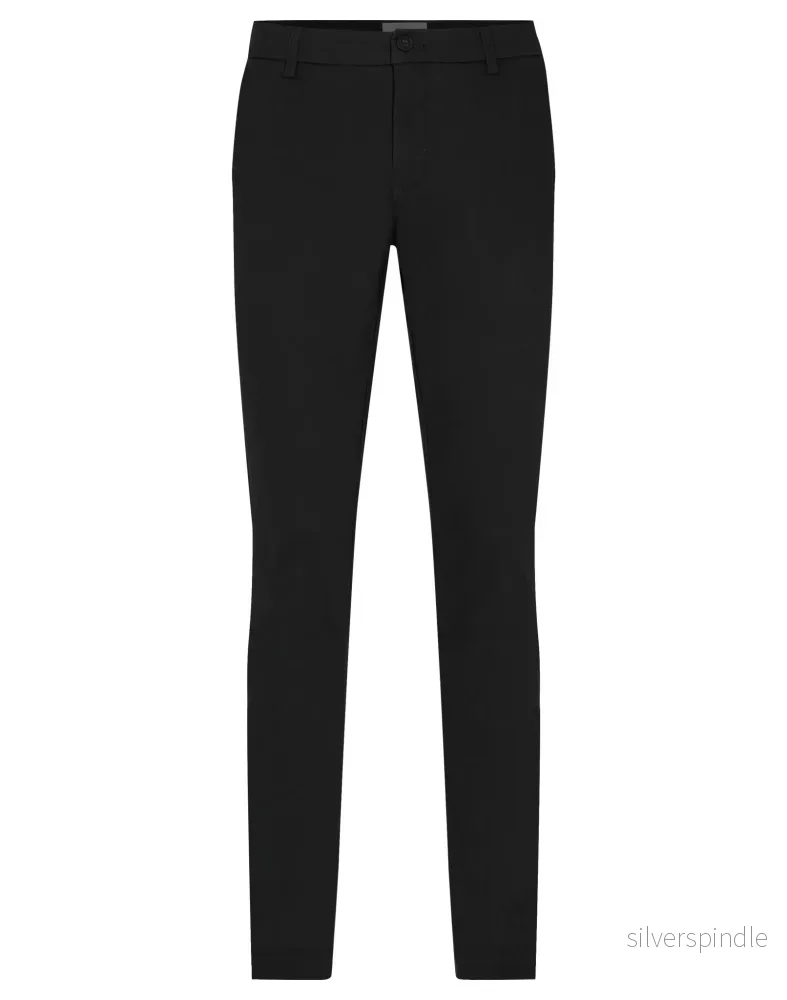 BS Lance Slim Fit Chinos – Svart