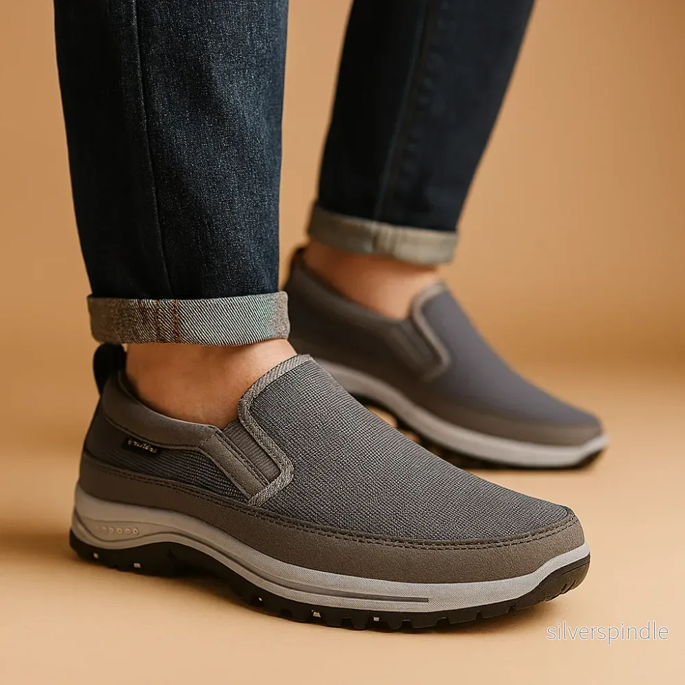 Komfort Walk | Andningsbara Slip-On Promenadskor för Män med Vadderad Sula | Lätta och Stödjande för Dagligt Bruk - Bild 3