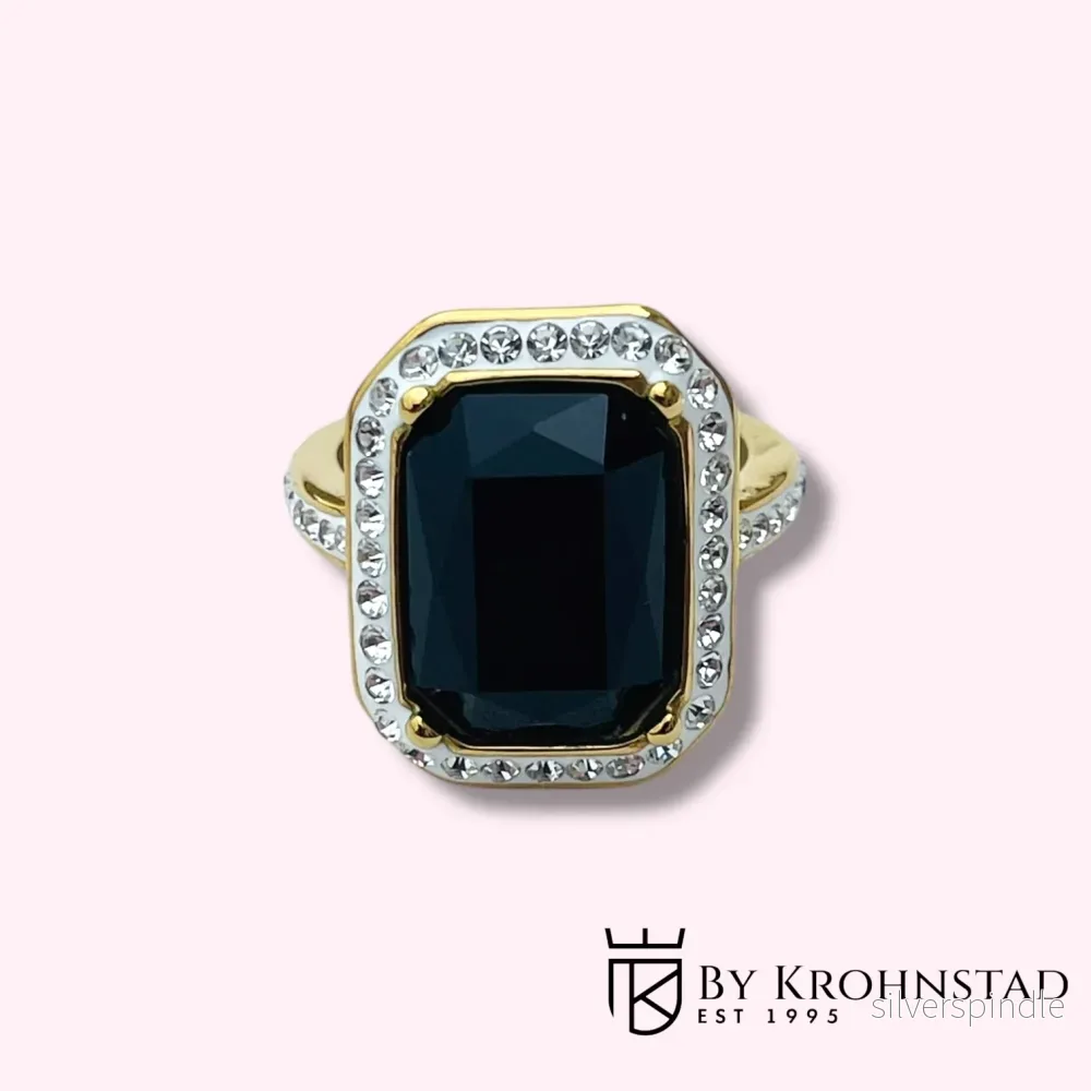 Diana cocktail ring black