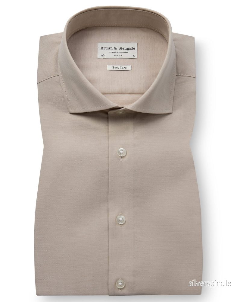 BS Maqueda Slim Fit Skjorta - Sand