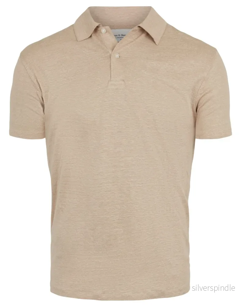BS Bart Regular Fit Pikétröja – Sand BS Bart Regular Fit Pikétröja – Sand