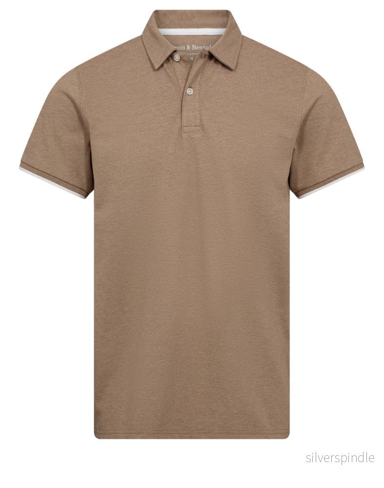 BS Delos Regular Fit Pikétröja - Brown