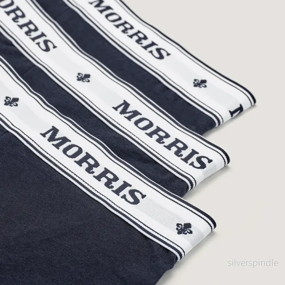 Morris Boxer Brief 3-pack Old blue - Bild 2