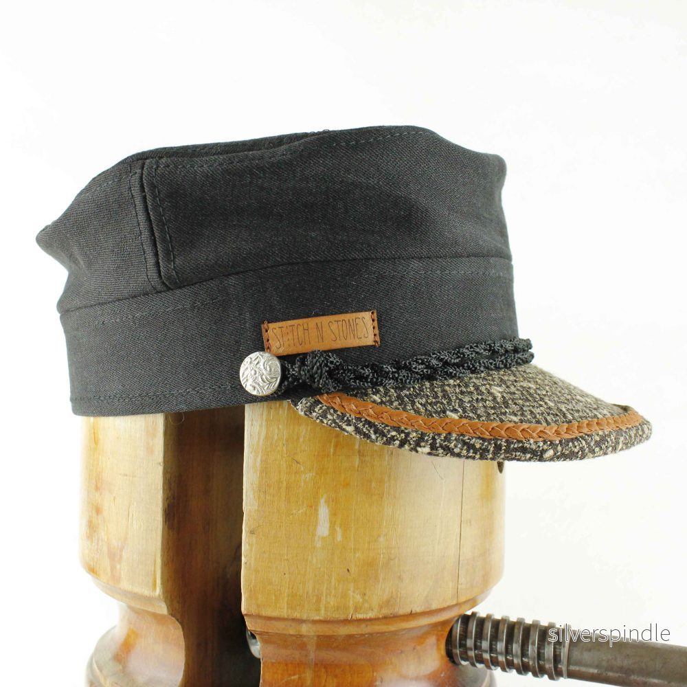 Vega cap black tweed Vega cap black tweed