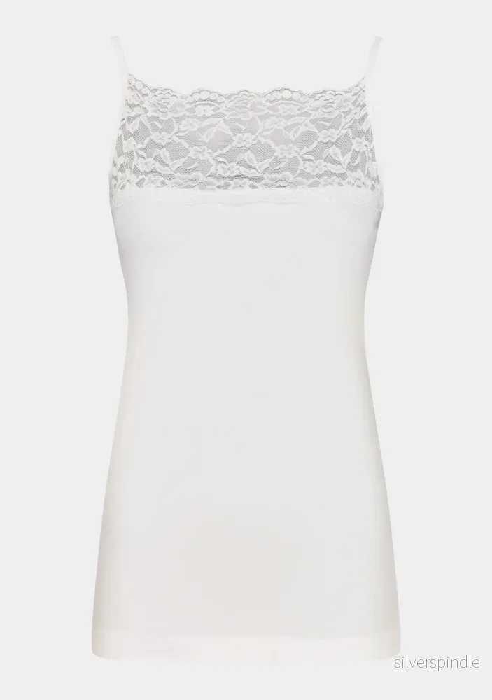 Nilla Wide Lace Top - Broken White - Bild 3