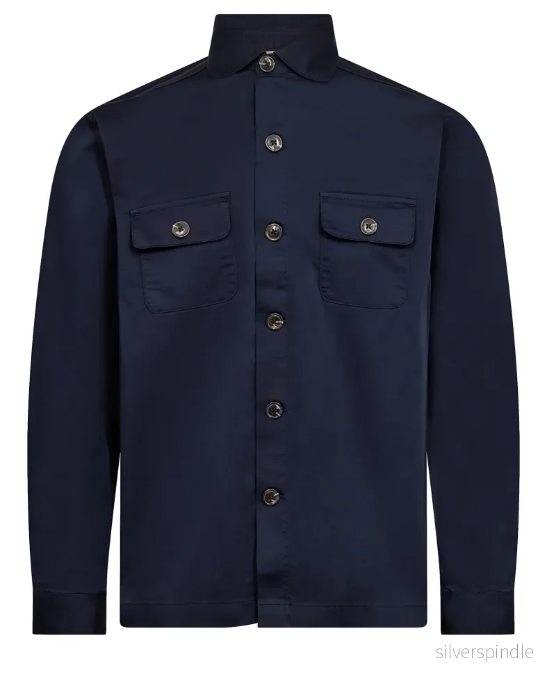 BS Rocco Regular Fit OverSkjorta - Navy