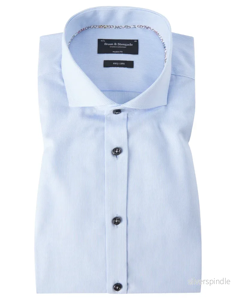 BS Lewin Modern Fit Skjorta Ljusblå – Light Blue