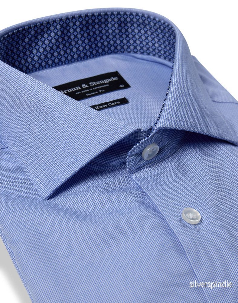 BS Freddie Modern Fit Skjorta - Light Blue - Bild 2