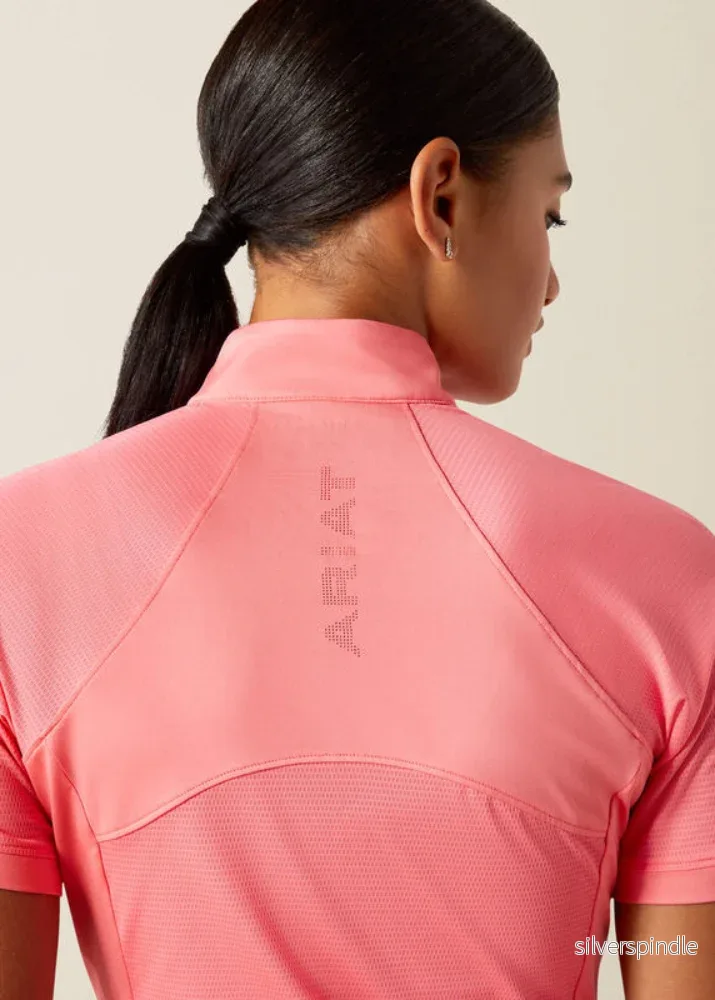 Ariat Siquel 1/4 Zip Coral Paradise - Bild 2