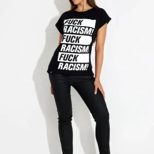 T-SHIRT FUCK RACISM – Black T-SHIRT FUCK RACISM – Black