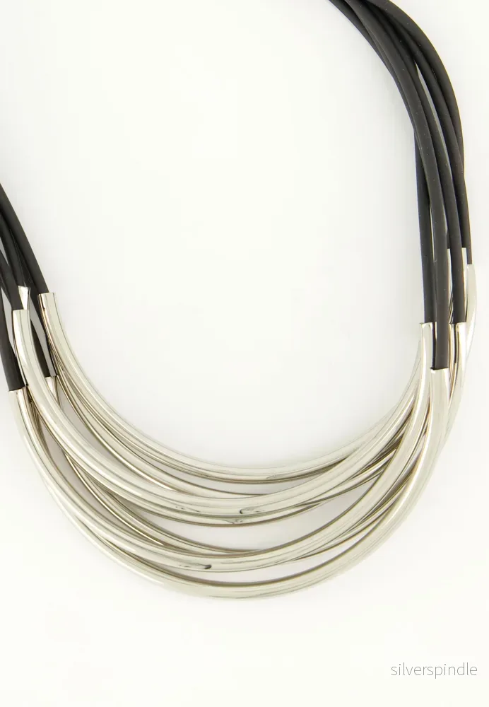HALSBAND - Silver / Svart - Bild 2